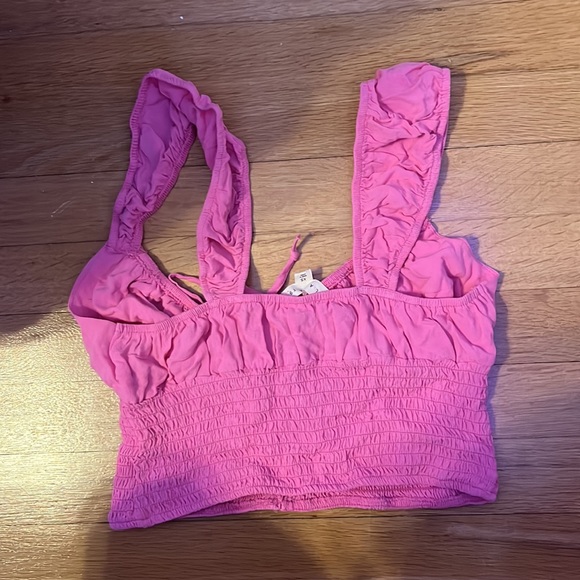 XS tank top, color-pink, from pacsun, worn once, good shape - Picture 2 of 2